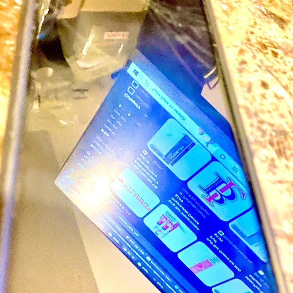 Google Smartphone in Black with Blue Tint
